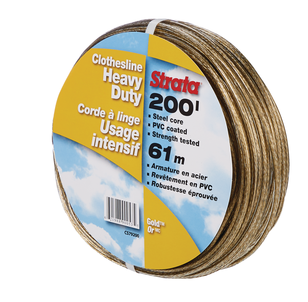 Strata Gold™ Heavy Duty Clothesline, 200ft Canadian Tire
