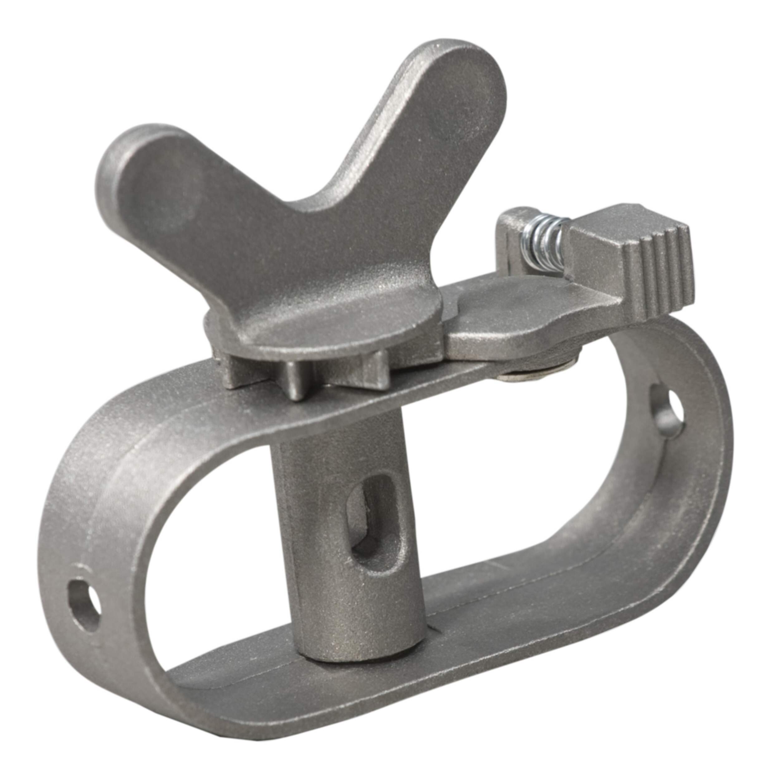 Tendeur mini-treuil de corde à linge Strata, zinc, robuste Front_Angled_Right