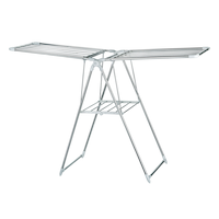 type A Stainless Steel Gullwing Drying Rack, 61.5 x 20 x 38.5-in Front_Angled_Right