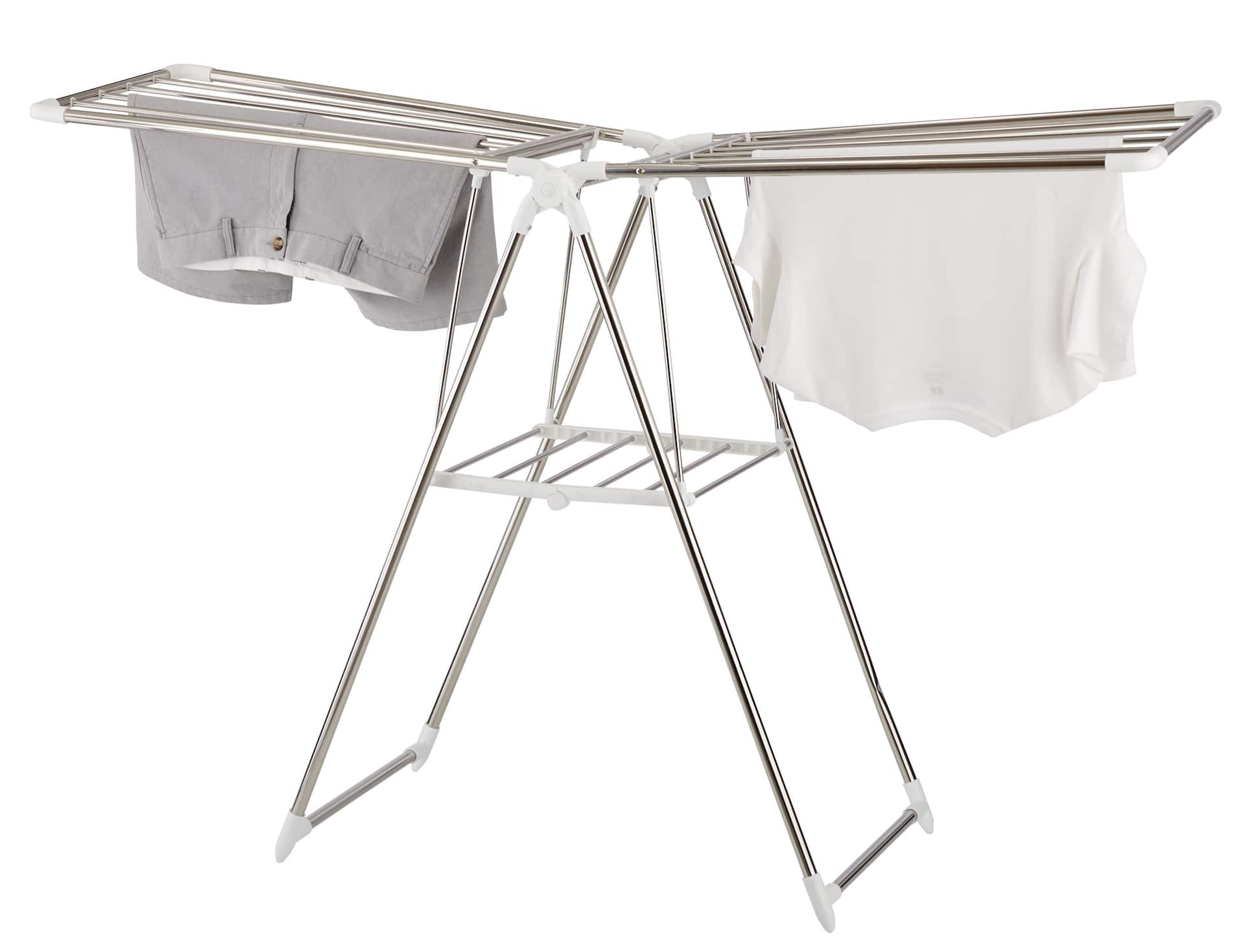 type A Stainless Steel Gullwing Drying Rack 61.5 x 20 x 38.5 in Canadian Tire