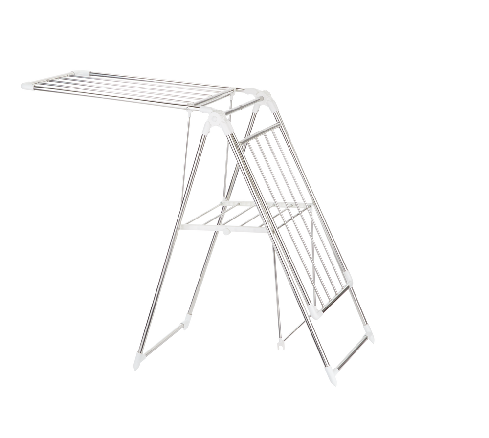 type A Stainless Steel Gullwing Drying Rack, 61.5 x 20 x 38.5in