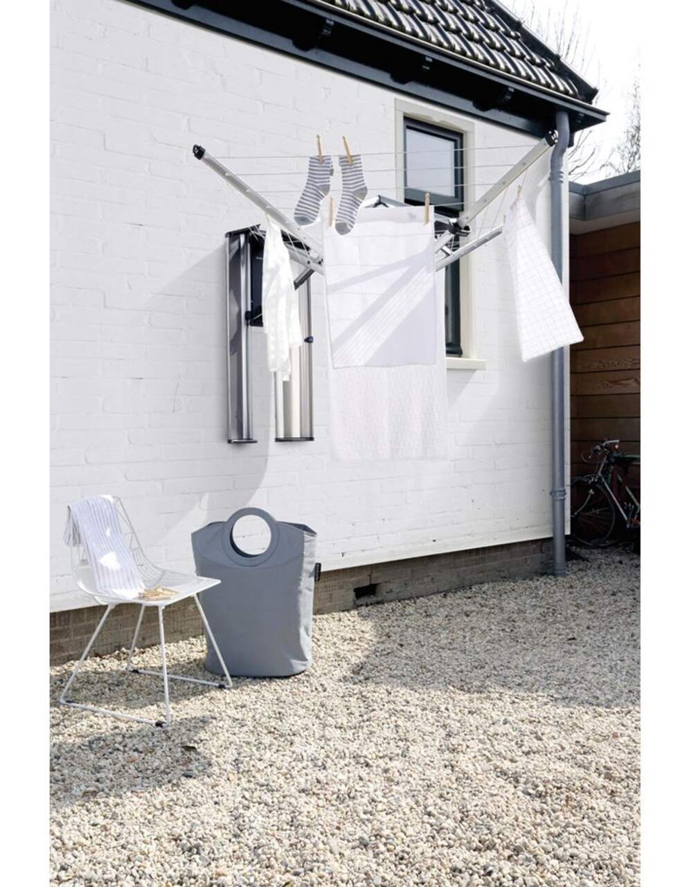 Brabantia Wallfix Unique Outdoor Wall Mounted Clothes Dryer - Laundry  Company