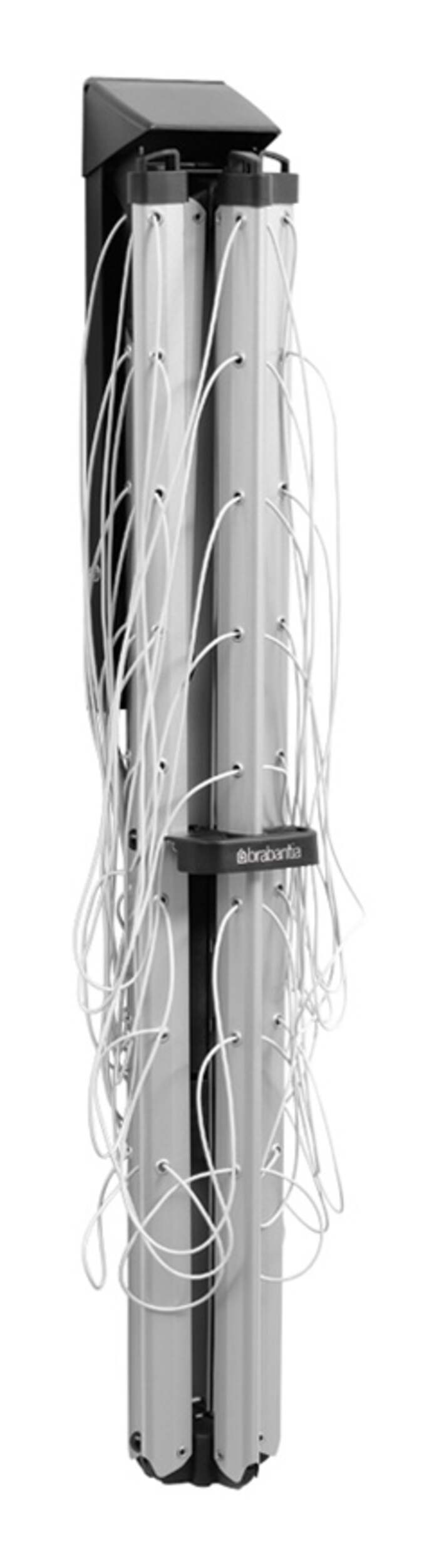 Brabantia Wall Fix Dryer, with Protection Cover, 25-m Front_Angled_Right
