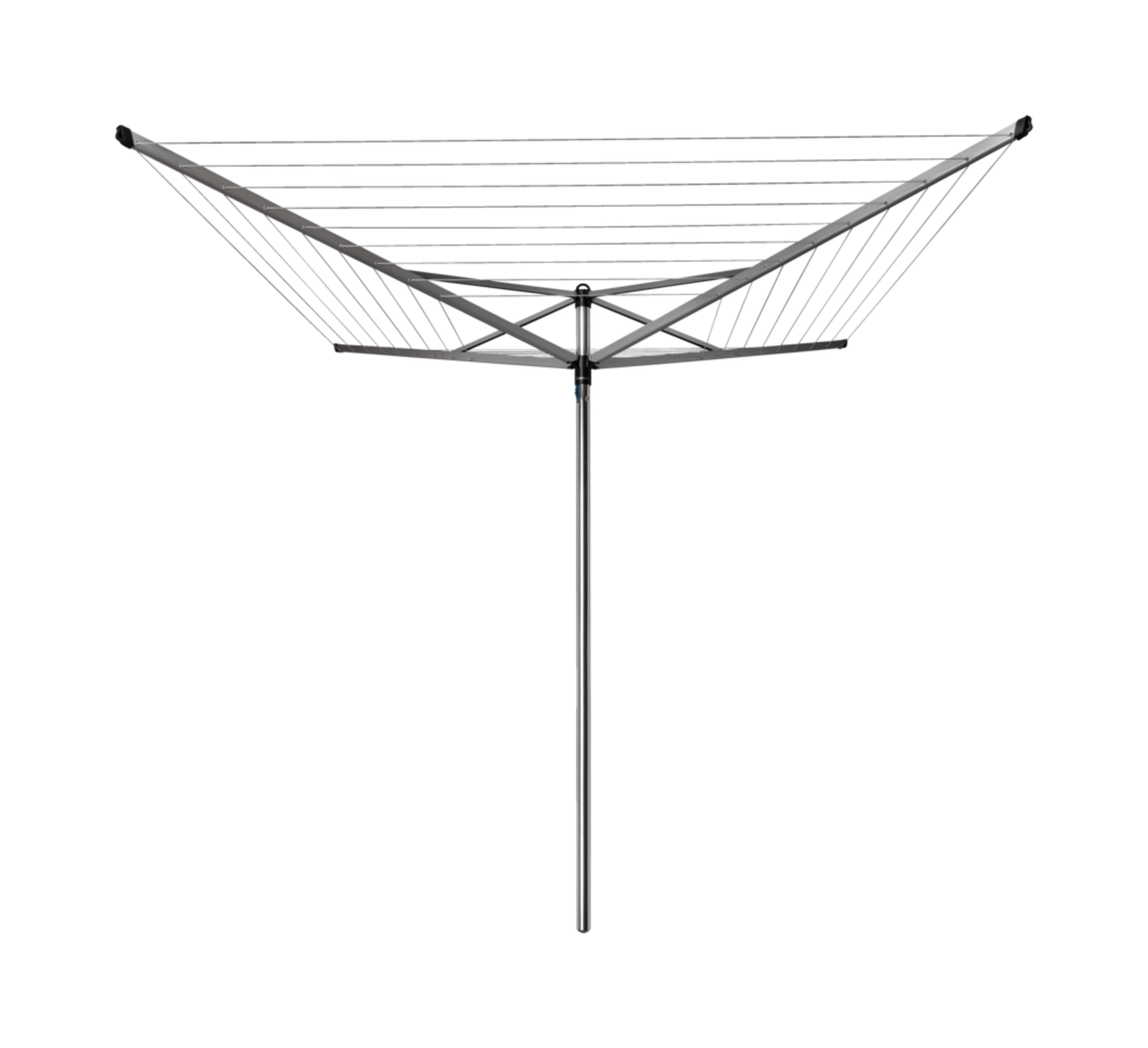 Brabantia Outdoor Umbrella Clothes Dryer, Grey, 50-m Front_Elevated