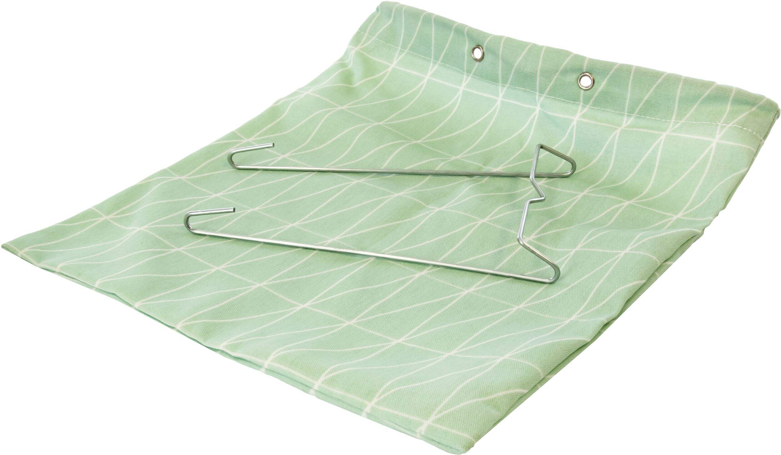 Sac à pinces à linge Type A, vert/blanc, 7,9 x 0,5 x 18 po Composite_or_Mixed