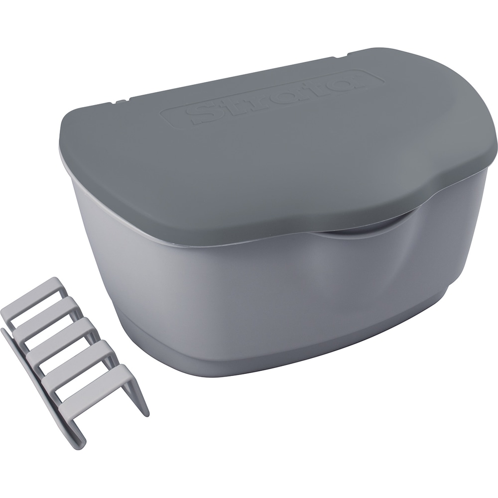 Strata Plastic Clothespin Box, Grey Canadian Tire