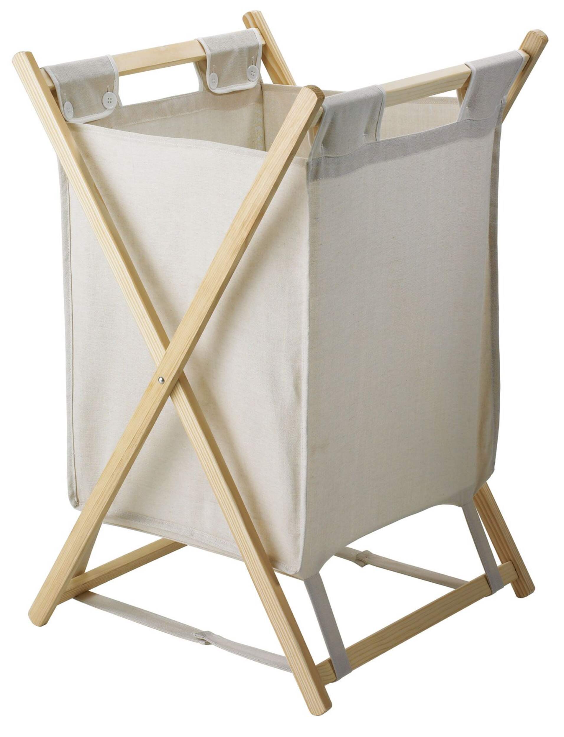 Likewise Canvas Foldable Hamper Canadian Tire