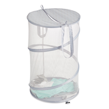 type A Pop Up Collapsible Mesh Laundry Hamper, 16-in x 25-in Front_Elevated