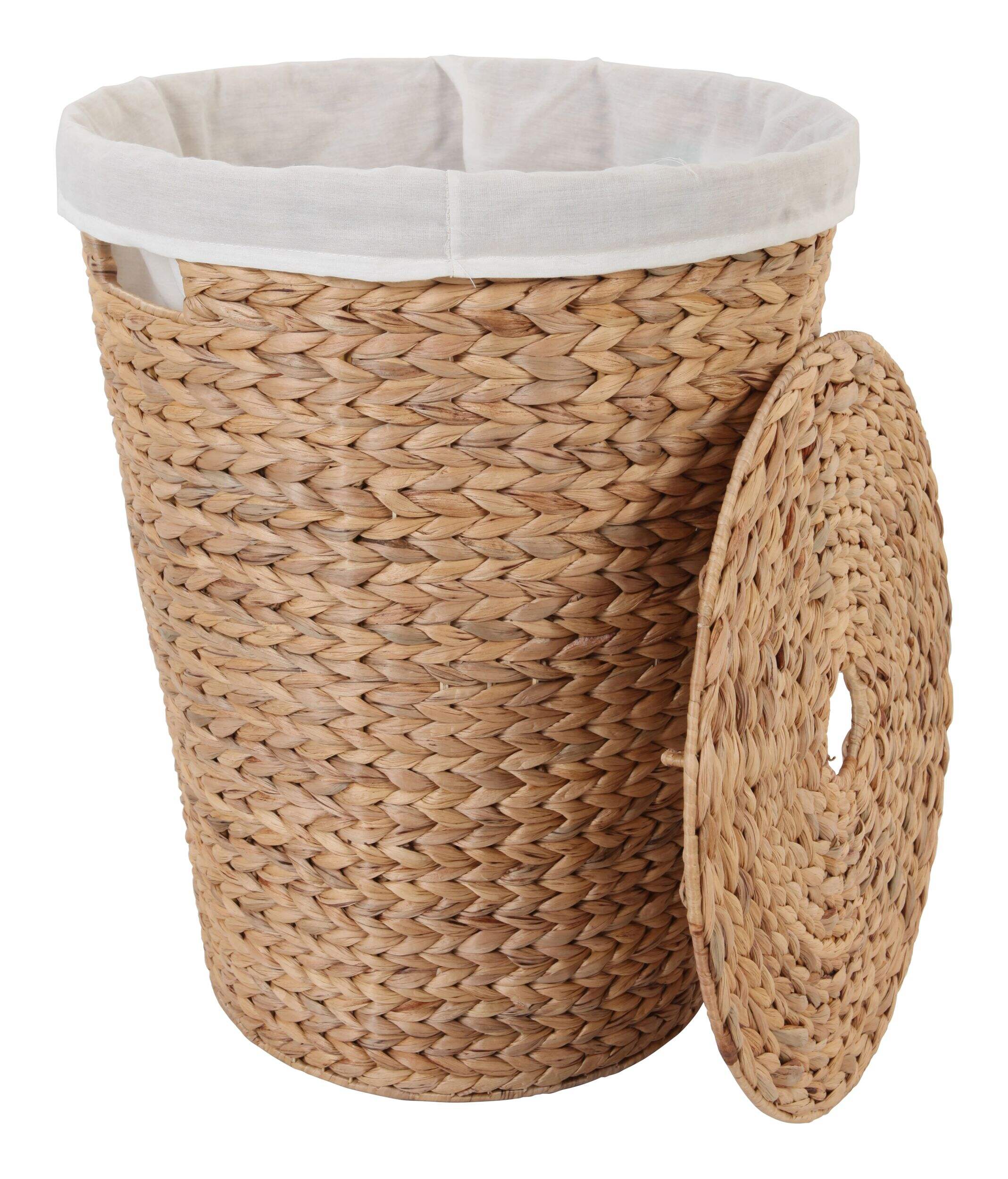 type A Round Hamper & Laundry Basket, 17.3 x 21.6-in Front_Angled_Left