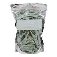 type A Plastic Clothespins, 50-pk, 1.1-in x 0.5-in x 3-in