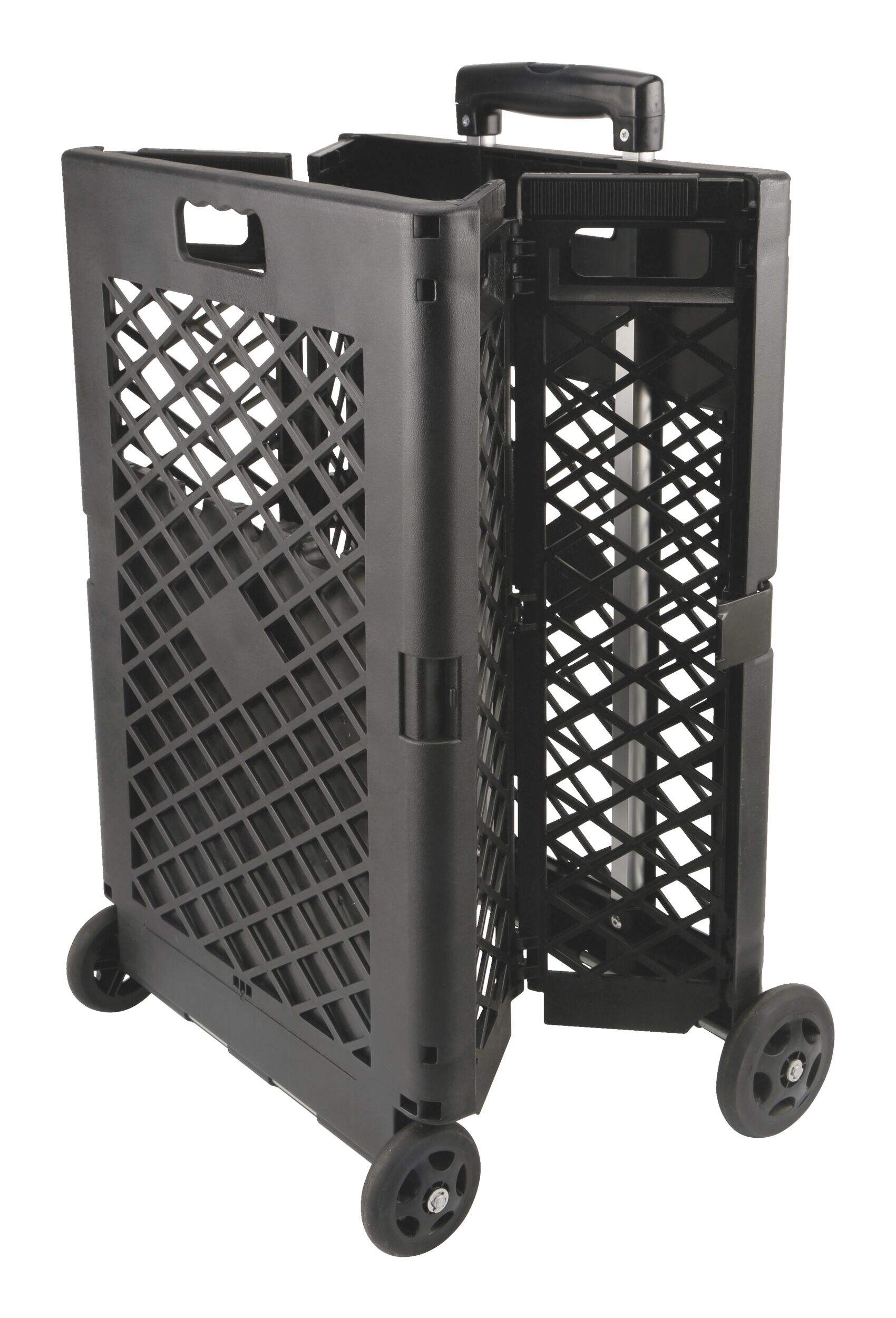 Olympia Folding Pack & Roll Cart, 55-lb Front_Three_Fourths_Angled_Left