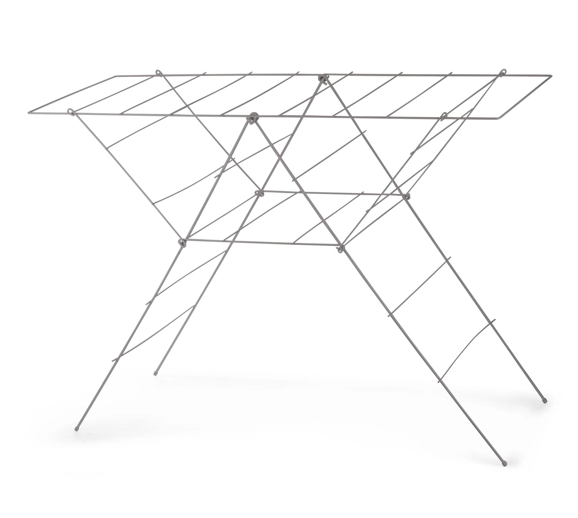 type A Wire Gullwing Drying Rack 48.8 x 21.7 x 40.2 in White Canadian Tire