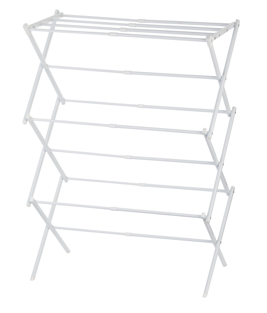 type A Expandable Accordion Drying Rack, 17 x 14.8 x 40.6-in, White TYPE A