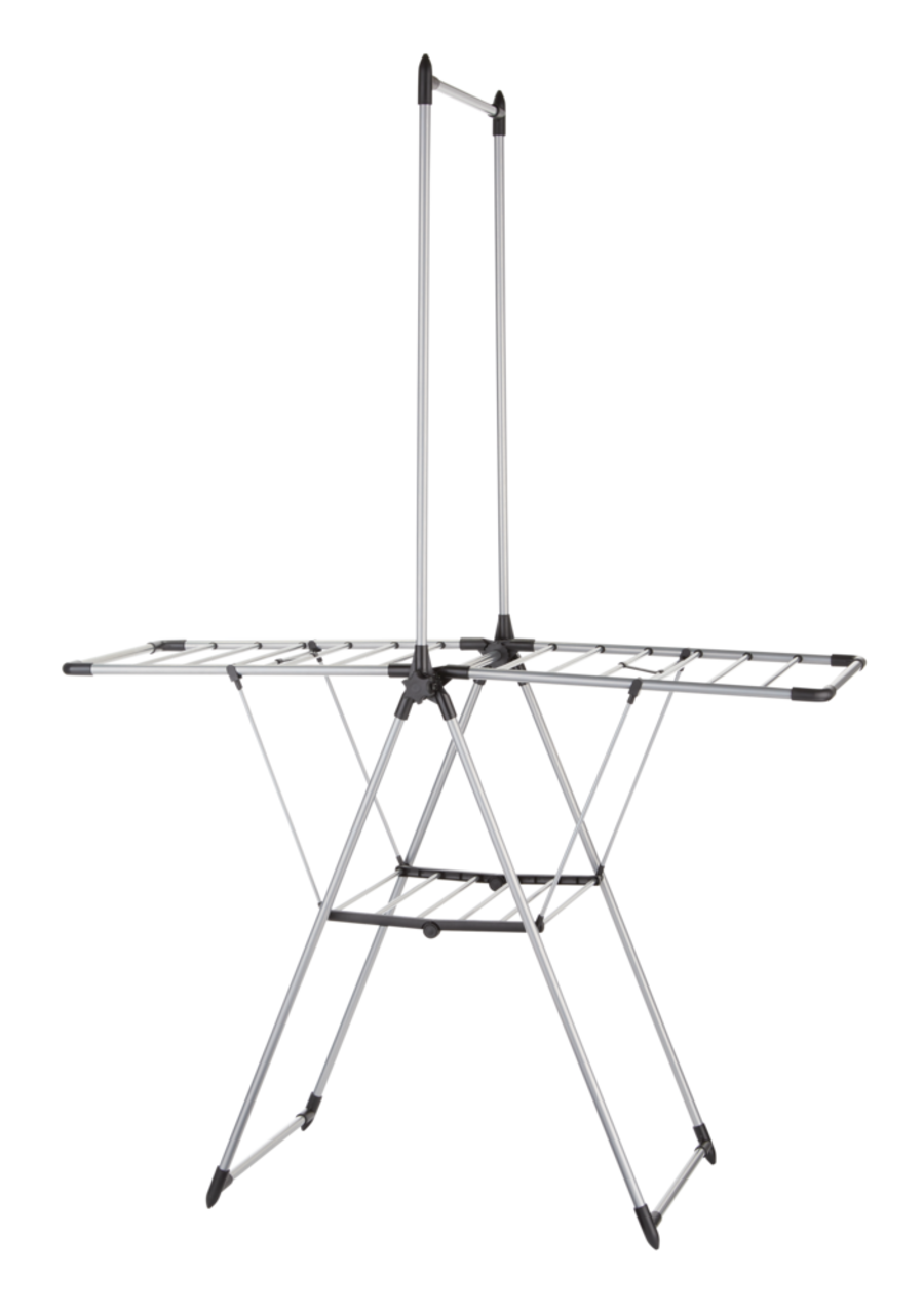 AIODE Clothes Drying Rack for Laundry Foldable Free of Installation  Adjustable Stainless Steel Garment Rack