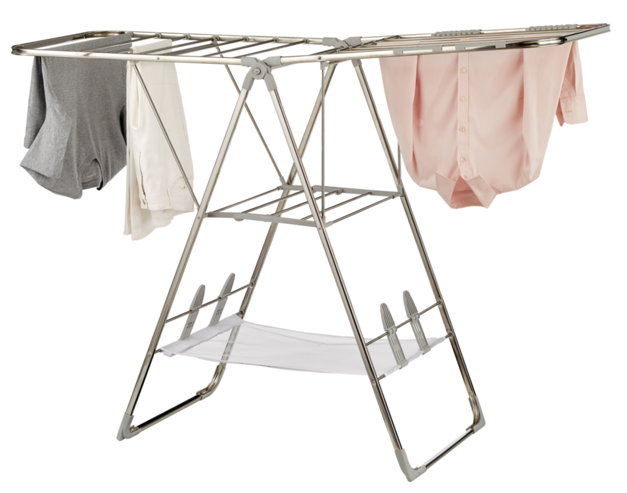 HYNAWIN Clothes Drying Racks, Upgraded Stainless Steel Laundry Drying Rack, Heavy  Duty Collapsible Clothes Storage Rack