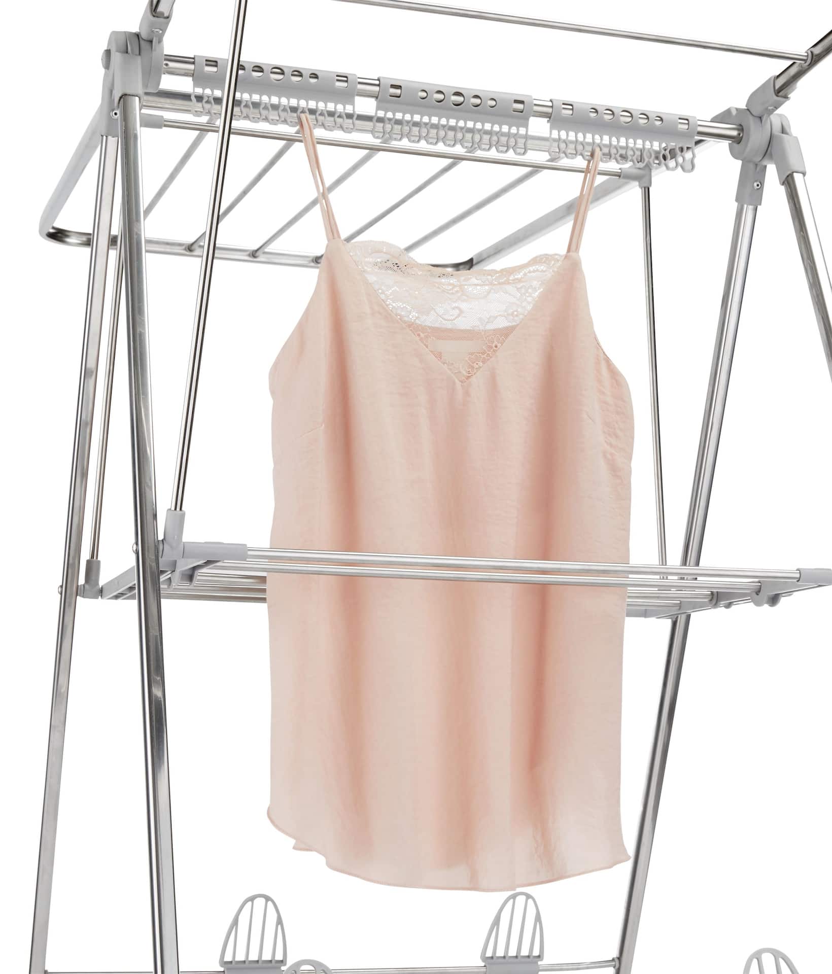 type A Heavy Duty Gullwing Folding Drying Rack 62.5 x 23.3 x 44