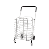 type A Aluminum Shopping Cart, 17 x 5.5 x 40.25-in, 30-lb Front_Angled_Left