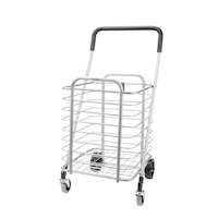 type A Aluminum Shopping Cart, 17 x 5.5 x 40.25-in, 30-lb