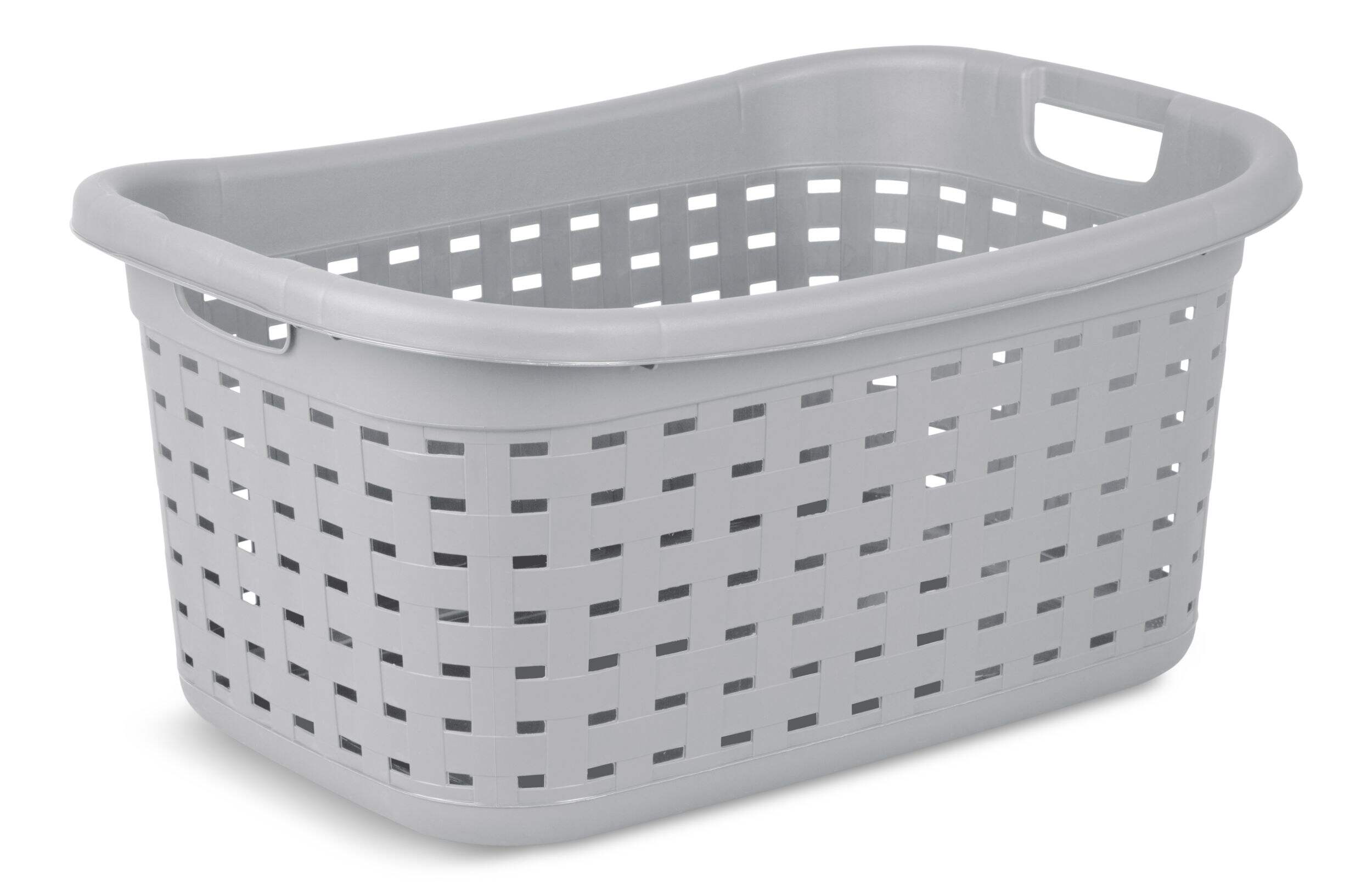 Sterilite Weave Laundry Basket Front_Three_Fourths_Angled_Right