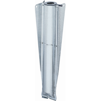 Piquet universel Strata CS78158 pour séchoir à linge extérieur, gris/argenté Front_Angled_Left