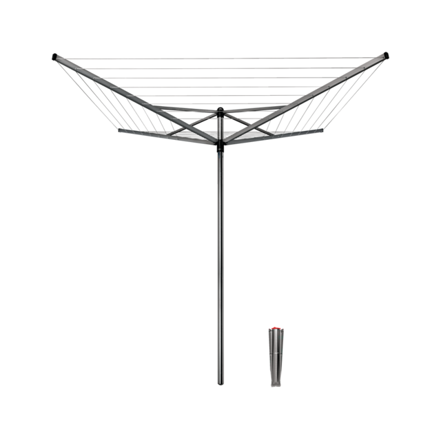 Brabantia Topspinner Outdoor Umbrella Rotary Clothesline Dryer with