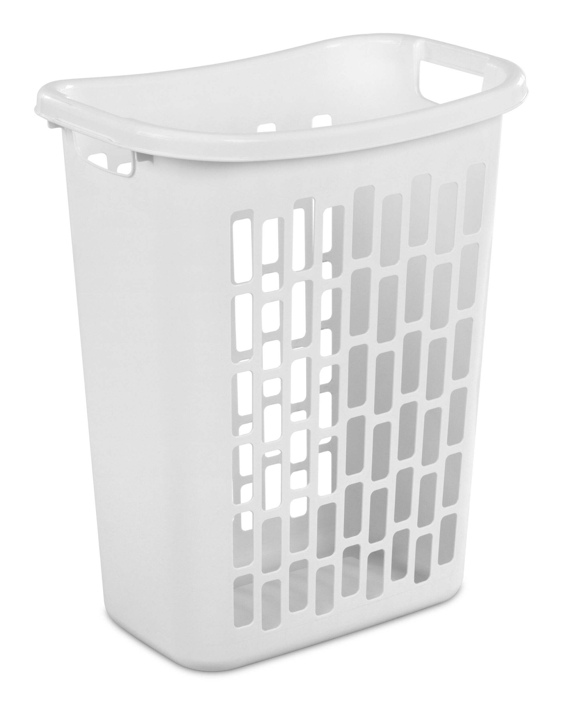 Sterilite Open Rectangular Laundry Hamper, 20 L x 13.1 W x 24-in H, 63 L Capacity Front_Angled_Right