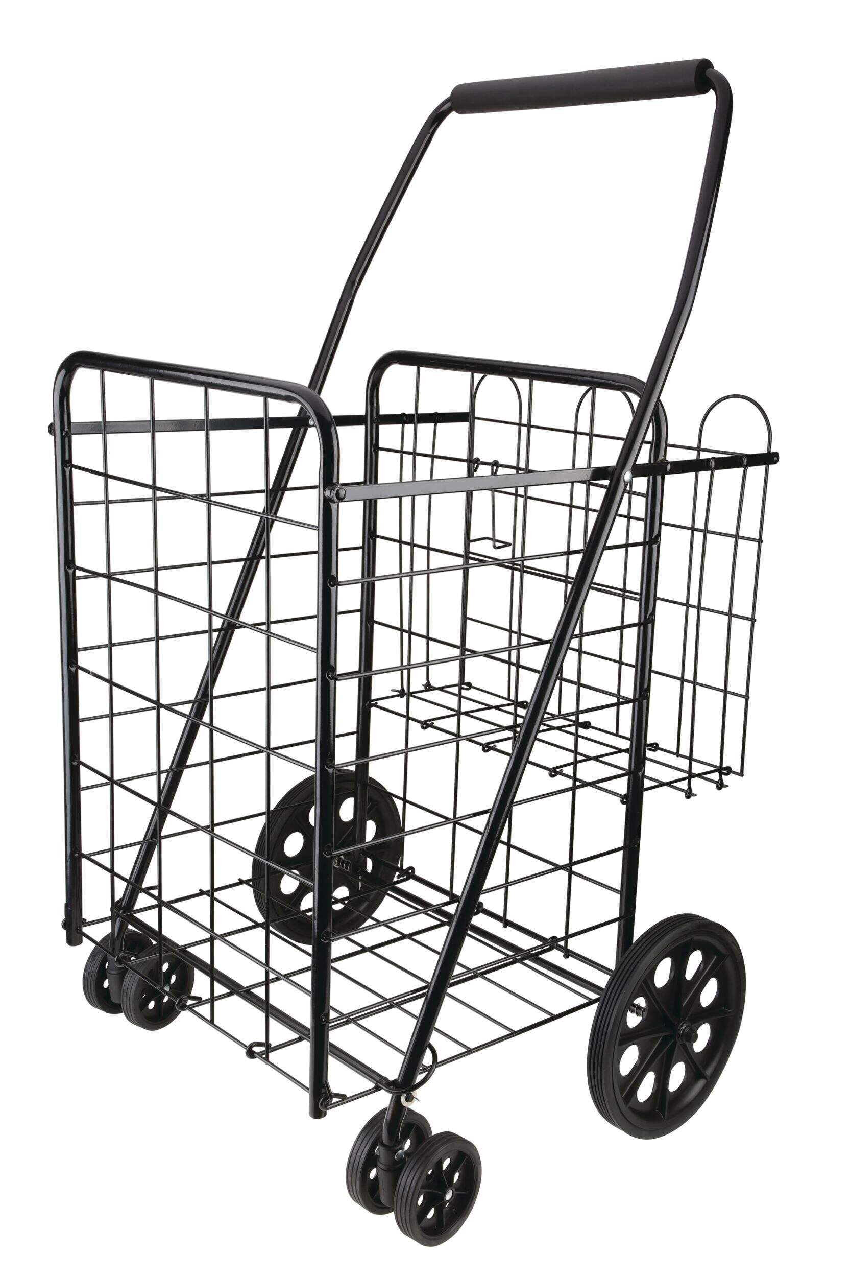 Chariot de magasinage pliable Olympia Front_Three_Fourths_Angled_Left