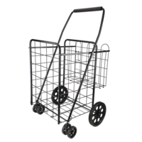 Olympia Foldaway Shopping Cart Front_Three_Fourths_Angled_Left