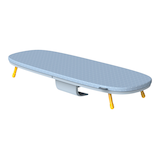 Joseph & Joseph Folding Table-Top Pocket Ironing Board, Compact & Collapsible, Grey Front_Three_Fourths_Angled_Left