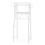 type A Linear Single-Unit Laundry Organization System, White Front_Three_Fourths_Angled_Left