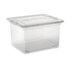 Rubbermaid Roughneck Stackable Storage Box with Lid, 11-L, Blue