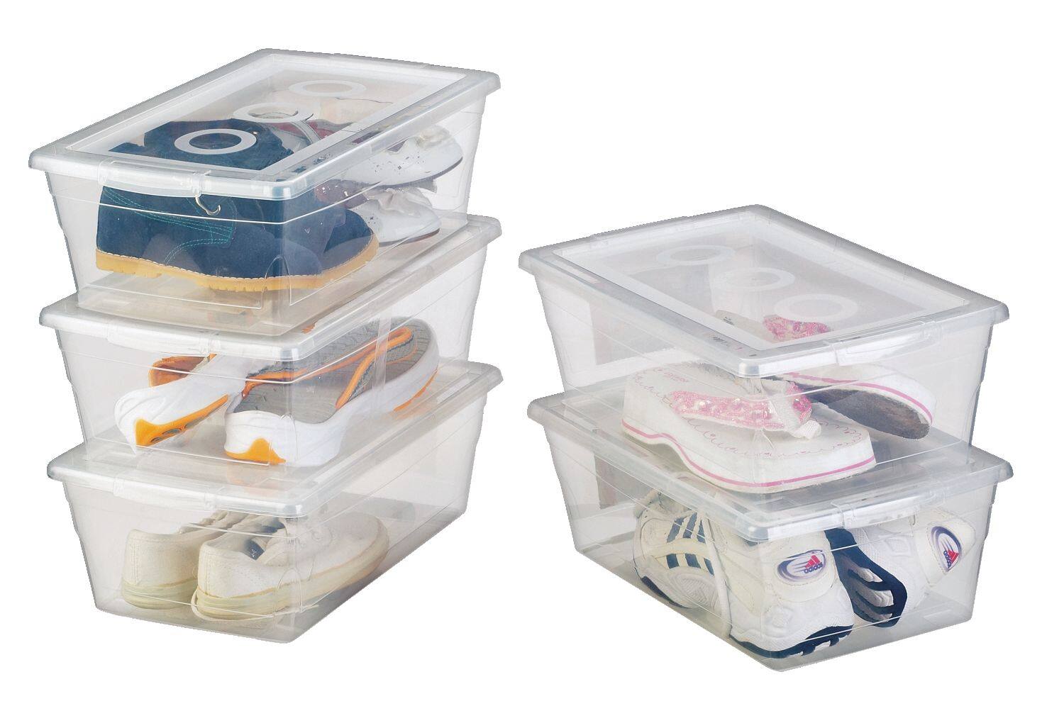 Canadian tire plastic shoe boxes shop