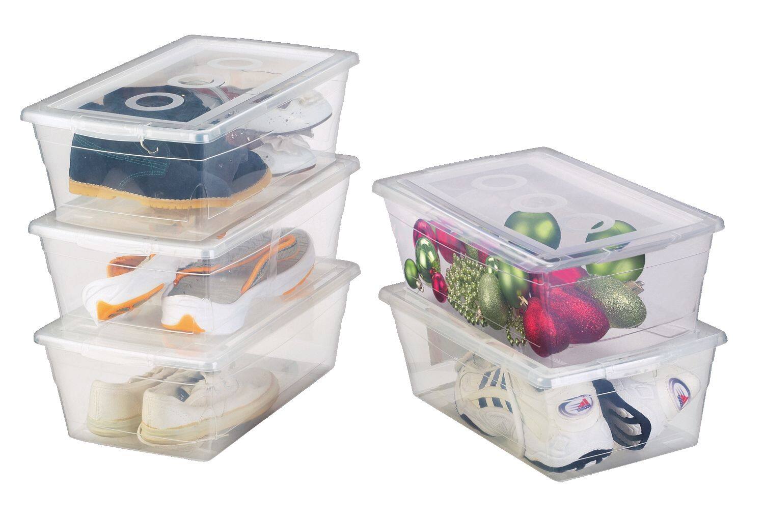 Canadian tire plastic shoe clearance boxes