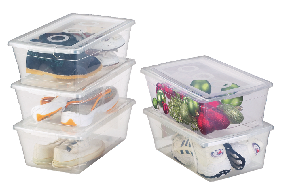 Canadian tire plastic shoe boxes clearance