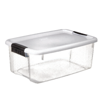 Sterilite Ultra Clear Storage Box with Latched Lid, Assorted Sizes