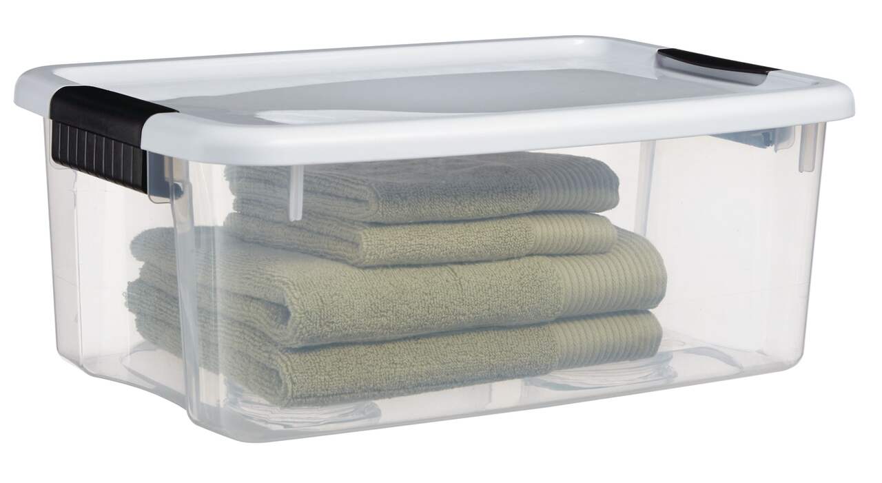 Sterilite Ultra Clear Storage Box with Latched Lid, Assorted Sizes