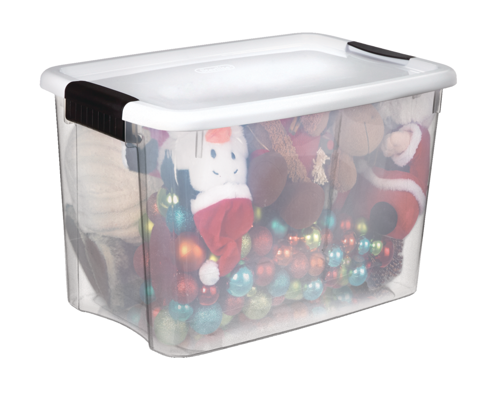Sterilite Ultra Clear Storage Box with Latched Lid, Assorted Sizes ...