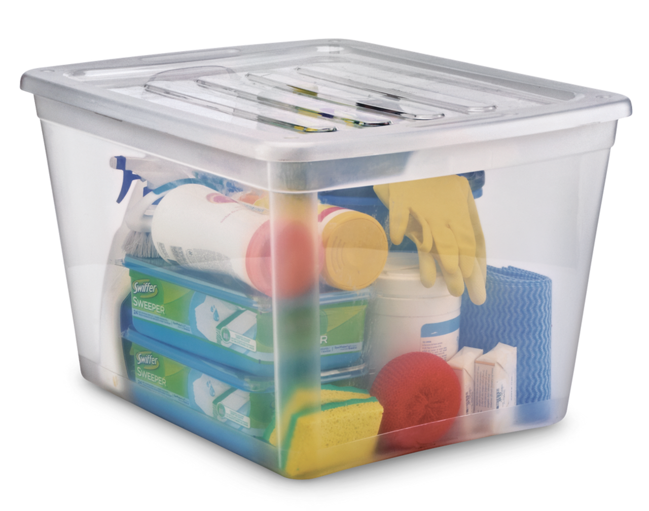 Clear storage totes on sale hot sale