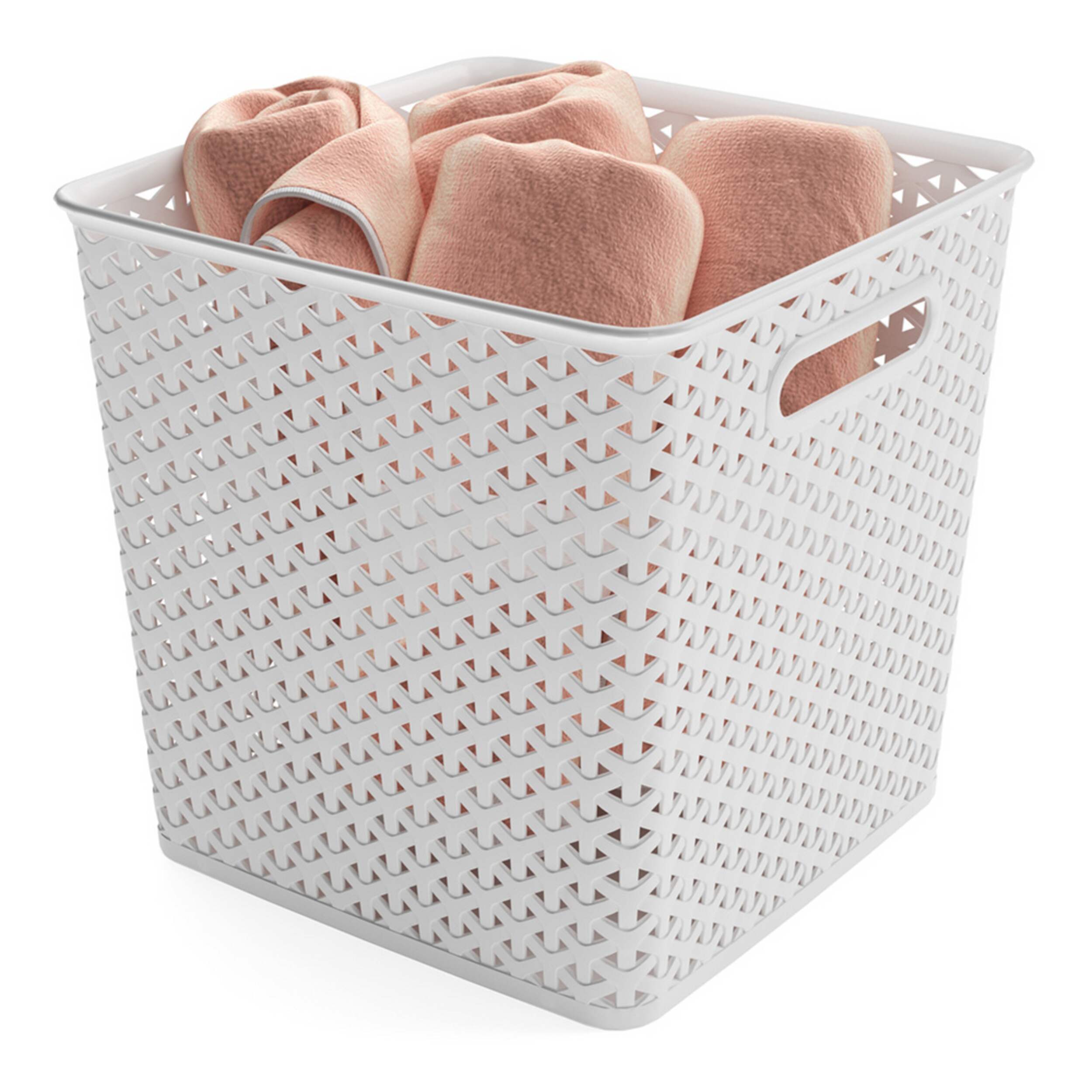 Curver Weave Small Storage Cube Basket, 18L Canadian Tire
