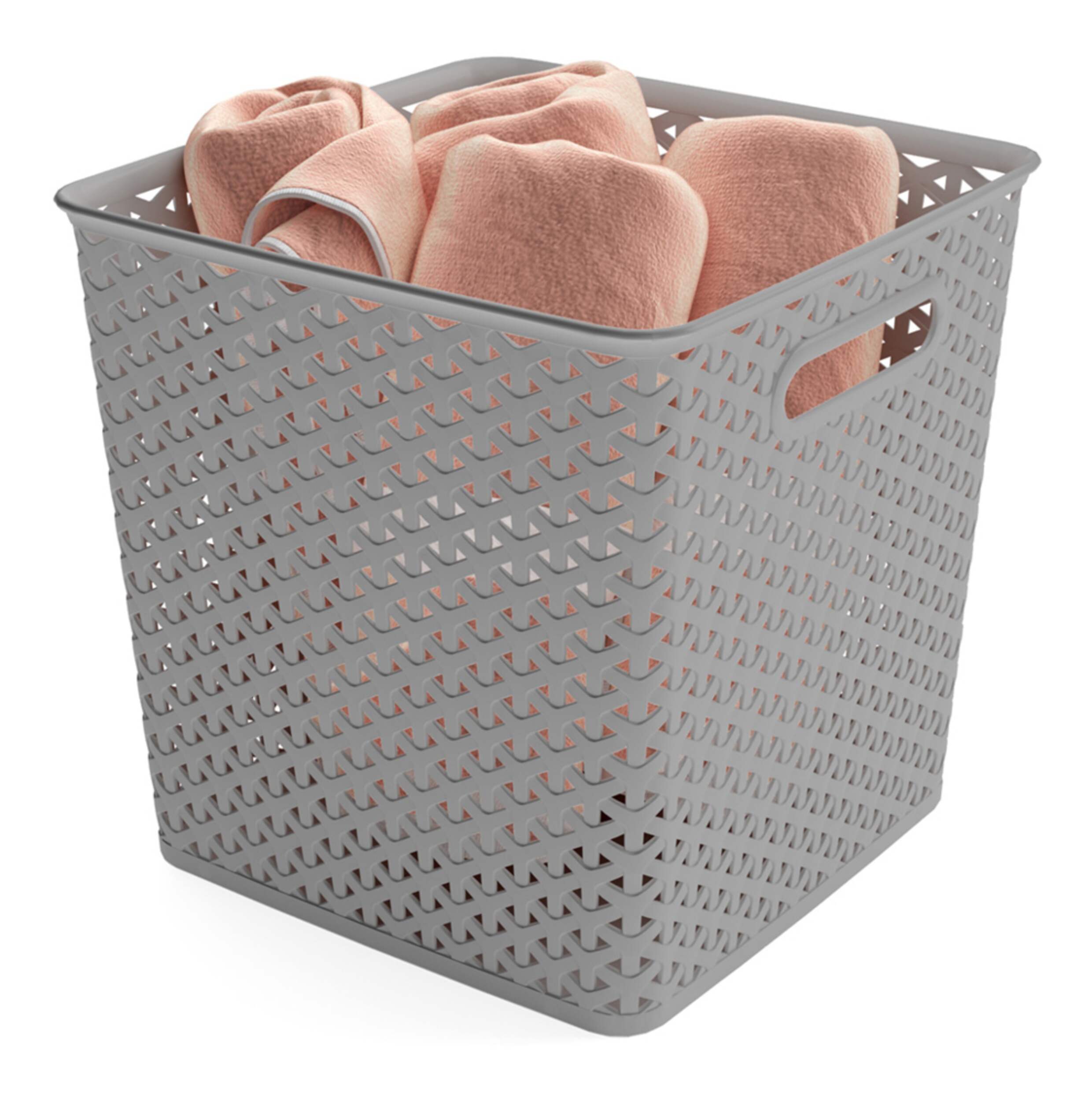 Curver Weave Small Storage Cube Basket, 18L Canadian Tire