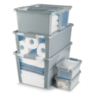 type A Vantage Storage Tote, 27-L Front_Angled_Right