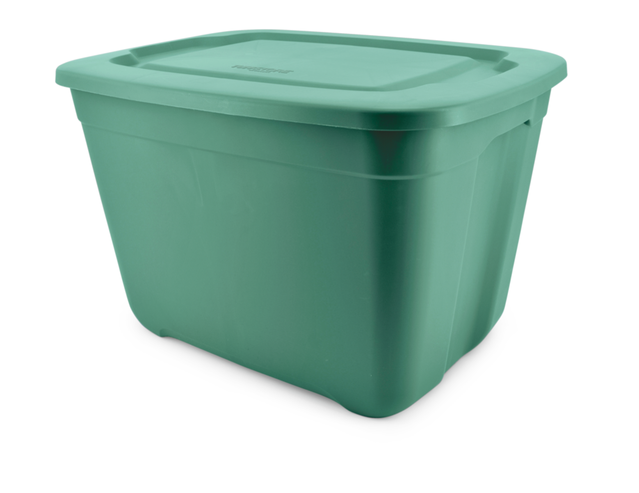 1 bac de rangement plastique vert l.34.2 x P.44.4 x H.24.2 cm, 32 l