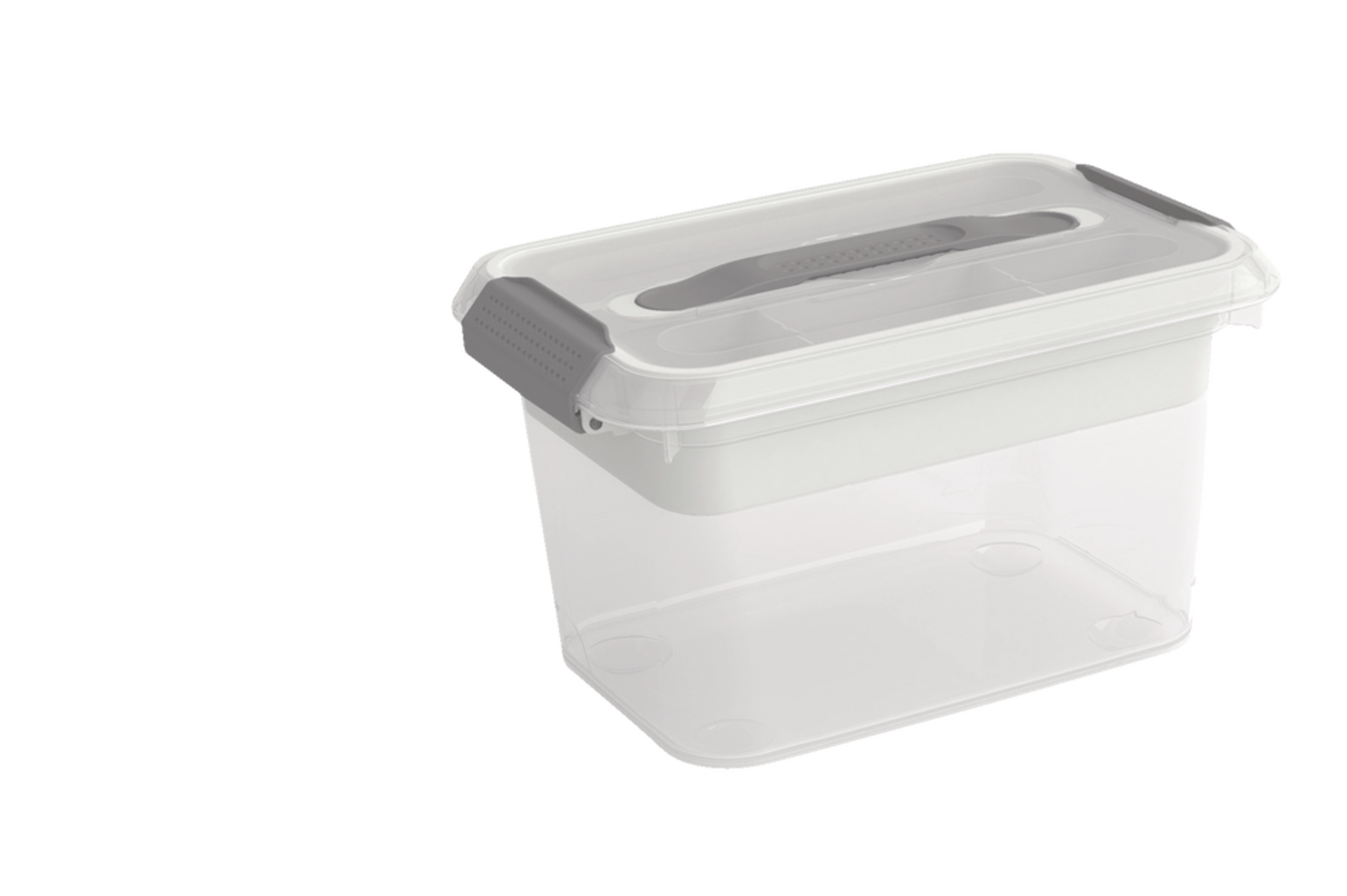 type A Transparent Storage Box with Latched Lid, 5.9L Canadian Tire