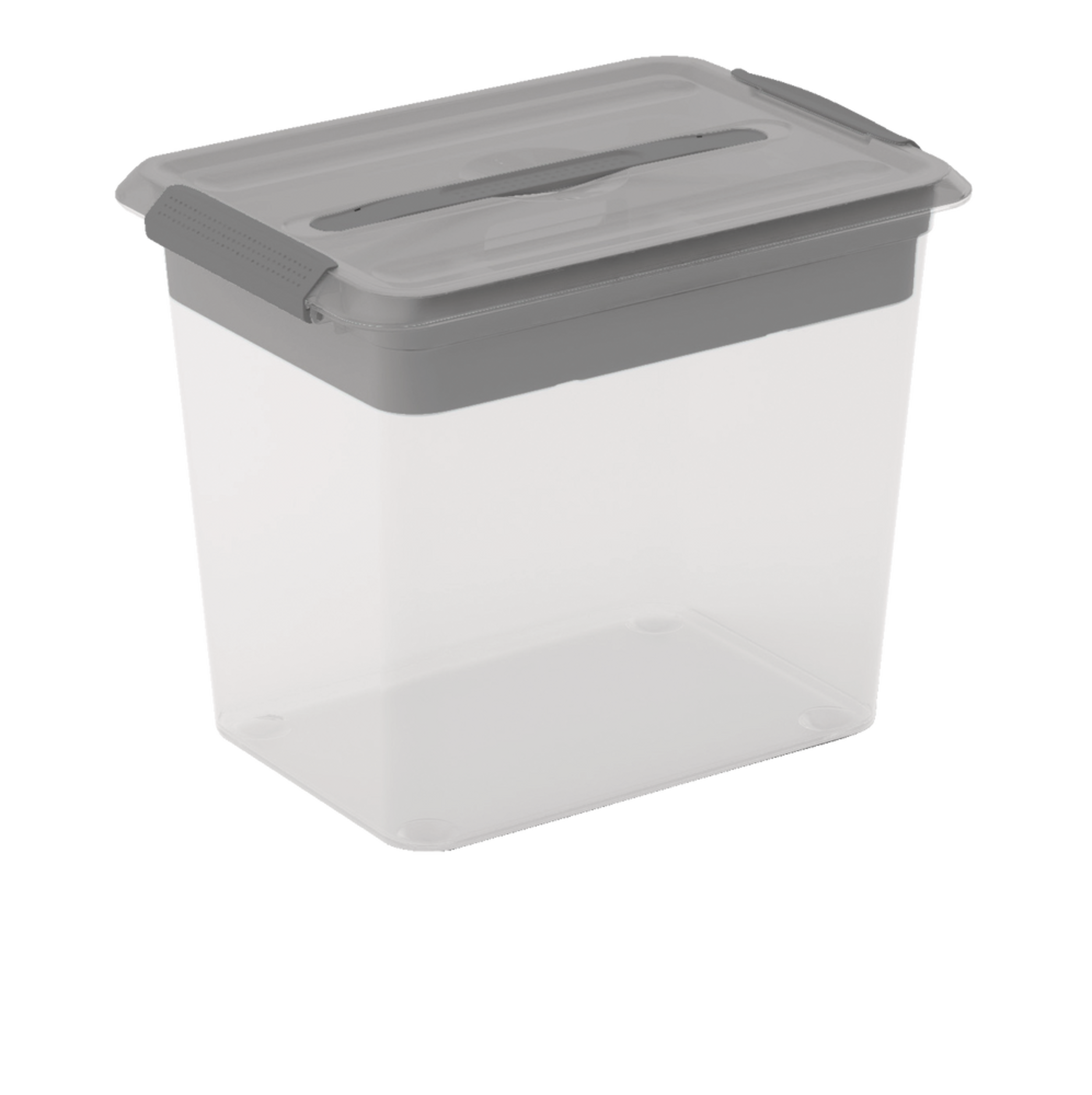 type A Transparent Storage Box with Latched Lid, 24.6L Canadian Tire