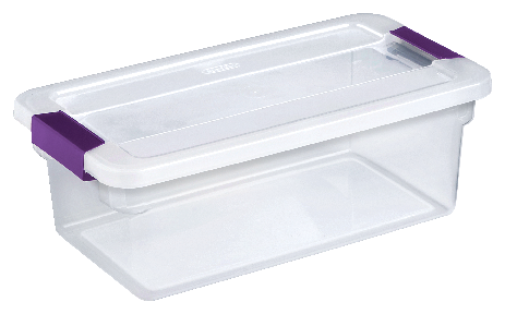 Sterilite ClearView Storage Box with Latched Lid, 5-L | Canadian Tire