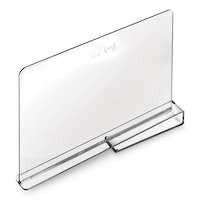 The Home Edit by iDESIGN Clear Shelf Divider/Separator Side_Right