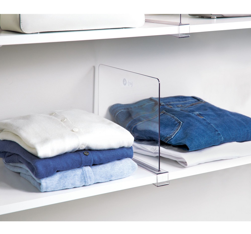 The Home Edit by iDESIGN Clear Shelf Divider/Separator Canadian Tire