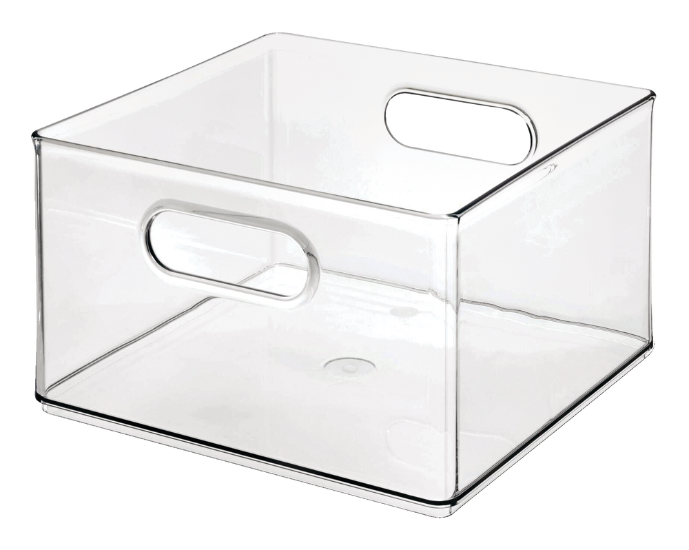 The Home Edit by iDESIGN Clear Stackable Organizing Storage Bin, 8.2L