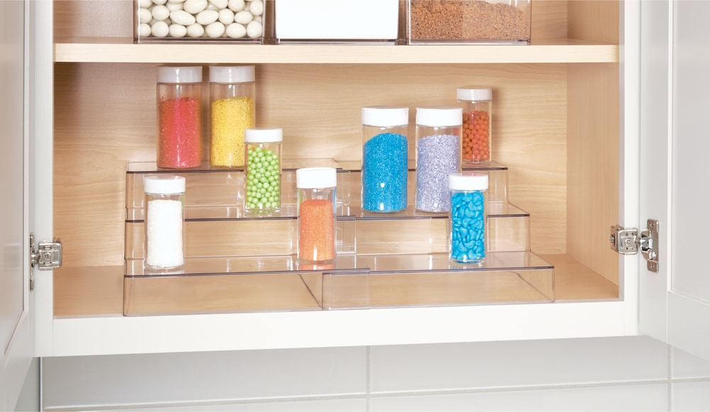 The Home Edit by iDESIGN Clear 3Tier Expandable Organizing Storage
