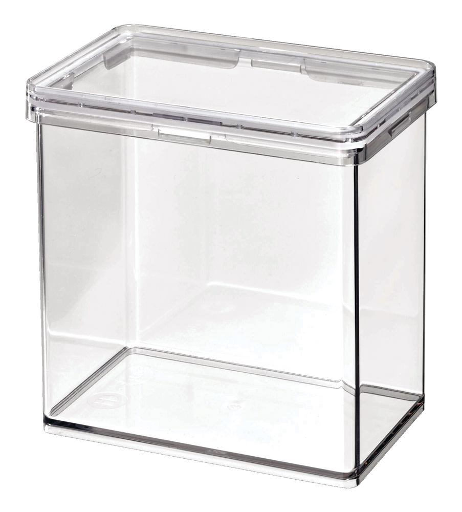 The Home Edit by iDESIGN Clear Stackable Medium Canister with Air Tight Lid, 1.42L Canadian Tire